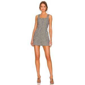 Free People Maxx Mini Shirt Dress in Midnight Combo Blue Size XS